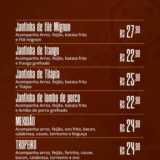 Menu Boteco do Zebra  por Boteco do Zebra 