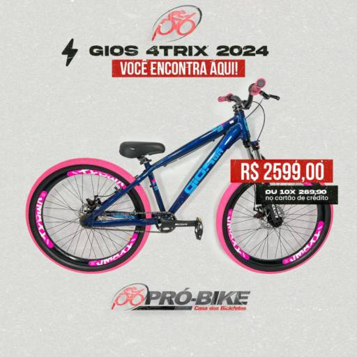 Gios 4Trix 2024 - Desempenho e Aventura em Dourados/MS por Pró Bike Casa das Bicicletas