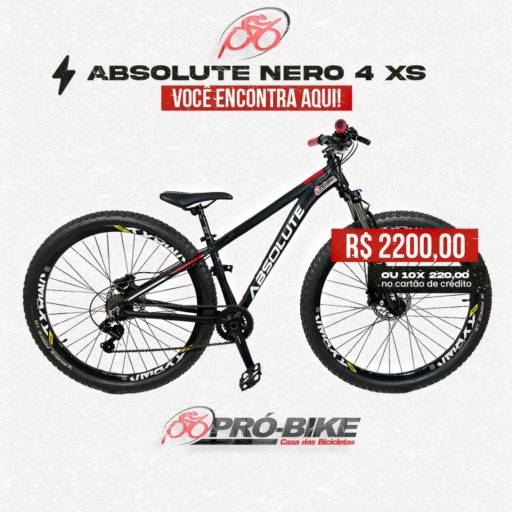 Absolute Nero 4 XS - Qualidade e Versatilidade em Dourados/MS por Pró Bike Casa das Bicicletas