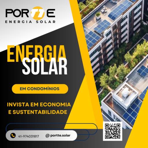 Energia Solar em Condomínios em Curitiba, PR por ENERGIA SOLAR PORTTE