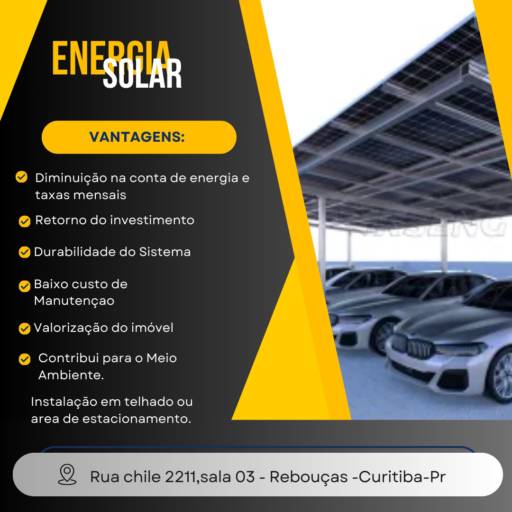 Carport Solar em Curitiba, PR por ENERGIA SOLAR PORTTE