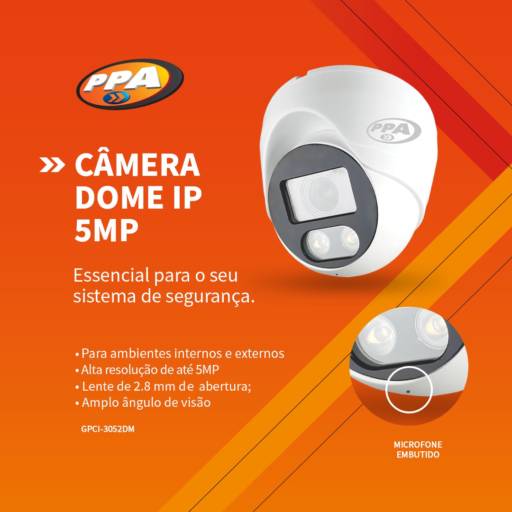 Câmera DOME IP 5MP