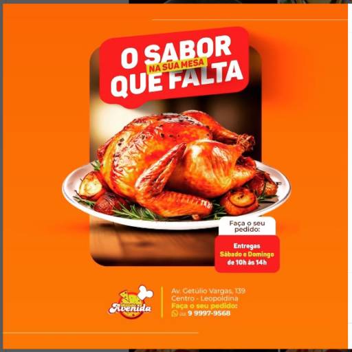 Peça já o seu!!! por Pizzaria Avenida