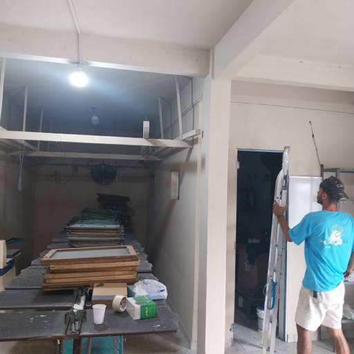 Pintura Comercial Realizada na Carimbaria P/D - Transformação Visual em Guarapari/ES por FB Pinturas e Acabamentos