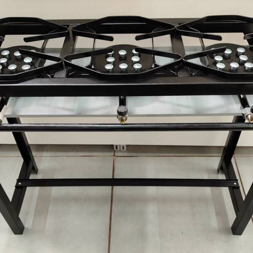 Fogão Semi Industrial 3 Bocas Alta Pressão – Potência e Desempenho em Campo Grande, MS