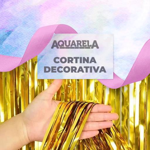 Cortina Decorativa Metalizada – Brilho e Estilo para Seus Eventos – São Paulo, SP por Aquarela Fitas