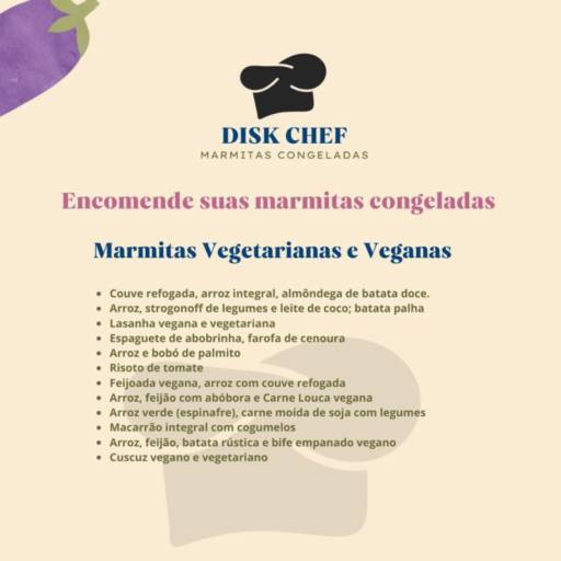 Marmitas Vegetarianas e Veganas