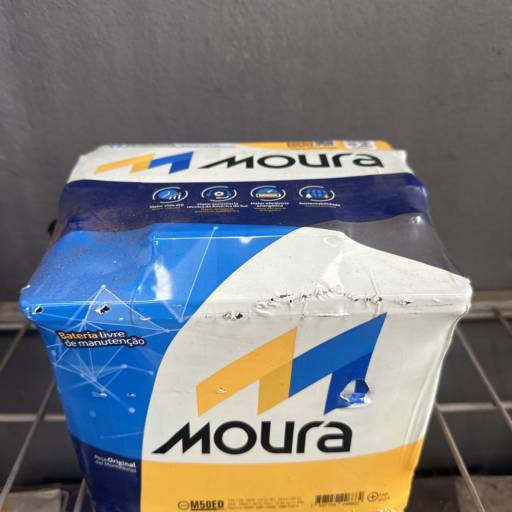 Bateria Moura 50A com 15 Meses de Garantia - Confiabilidade e Alta Performance em Lençóis Paulista, SP por Eletrimax Auto Elétrica