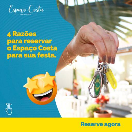 4 Razões para reservar o Espaço Costa para sua festa ➡️