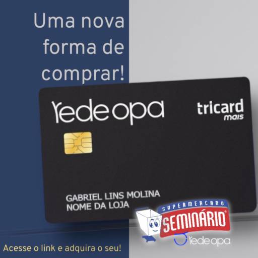 Quer fazer suas compras com mais segurança, facilidade e comodidade? por Supermercado Seminário (Bela Vista) 