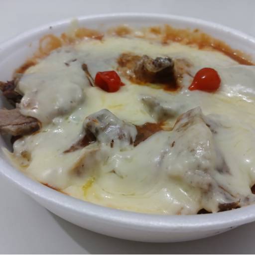 Parmegiana de Costela - Sabor Inesquecível com Arroz e Batata Frita em Avaré, SP por Espetinho Ponto certo