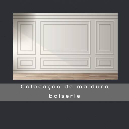 Colocação de moldura boiserie
