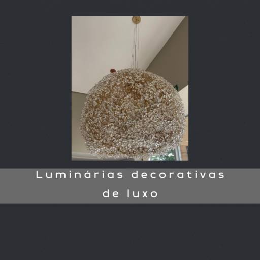 Luminárias decorativas de luxo