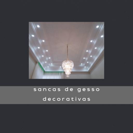 sancas de gesso decorativas