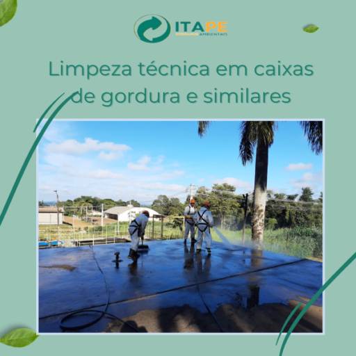 Limpeza Técnica em Caixas de Gordura em Itapetininga