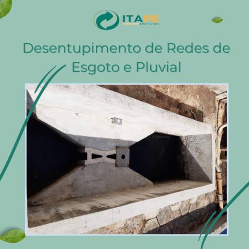 Desentupimento de Redes de Esgoto e Pluvial em  Itapetininga