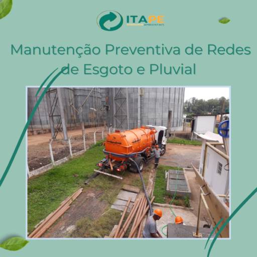 Manutenção Preventiva de Redes de Esgoto e Pluvial em Itapetininga