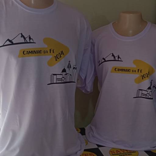 Camiseta Branca Personalizada do P ao GG - Qualidade e Exclusividade em São Manuel, SP