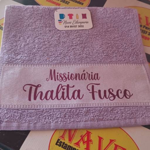 Toalhinha de Mão Personalizada Lavabinho - Praticidade e Estilo em São Manuel, SP