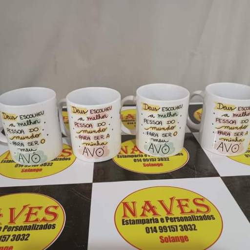 Caneca Porcelana Personalizada Avó e Avô – Presente Especial e Personalizado em São Manuel, SP