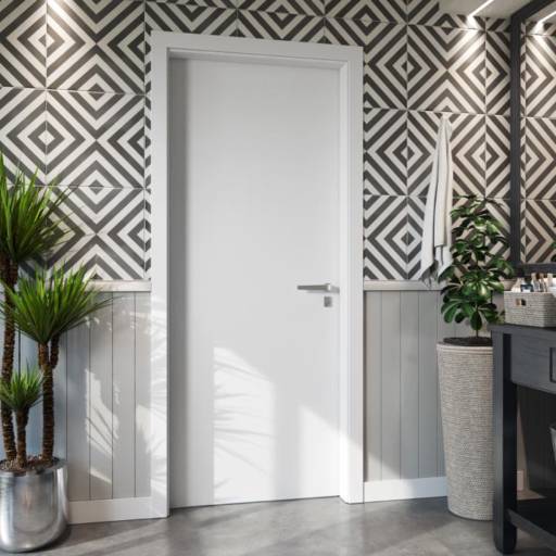 Kit Porta Pronta – Praticidade e Qualidade no Ninho Verde II Eco Residence por Portales Portas e Janelas