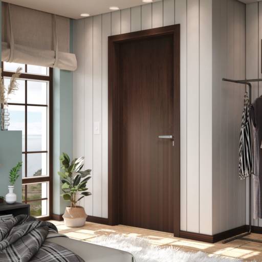 Kit Porta Pronta – Praticidade e Qualidade no Ninho Verde II Eco Residence por Portales Portas e Janelas