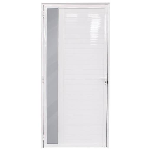 Portas de Giro com Puxador em Alumínio – Design e Resistência no Ninho Verde II Eco Residence por Portales Portas e Janelas