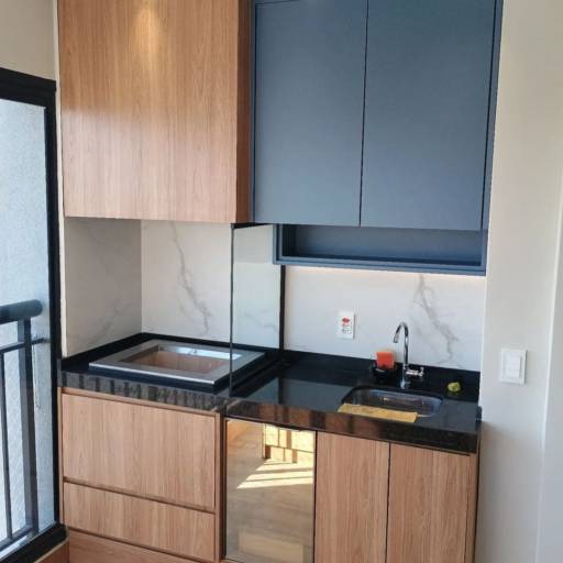 Móvel para Espaço Gourmet instalado no Centro de Osasco por Marcenaria Divino