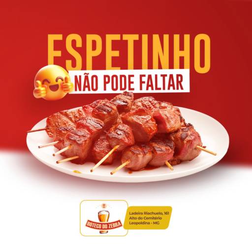 A noite pede sabor e diversão, e nada melhor do que um bom espetinho para animar a galera!