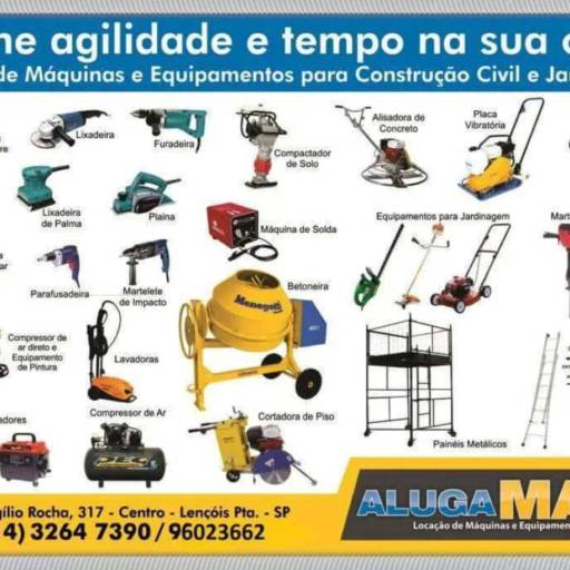 Comprar o produto de Locação de Serra Circular em Aluguel de Equipamentos pela empresa Alugamaq Locação de Máquinas e Equipamentos em Lençóis Paulista, SP por Solutudo