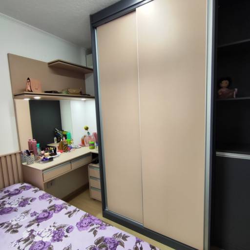 Quarto Solteiro Feminino – Charme e Personalização Sob Medida – Diadema, SP por Charme Design móveis planejados