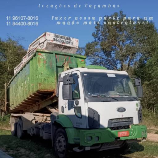 Locação de Caçambas Padrão - Solução Rápida e Eficiente em Pardinho, SP por Preserve A Natureza Locação de Caçambas