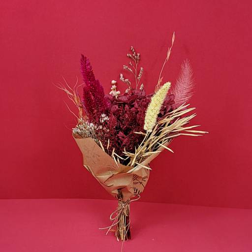 MINI BUQUÊ DE FLORES SECAS PARA PRESENTES 