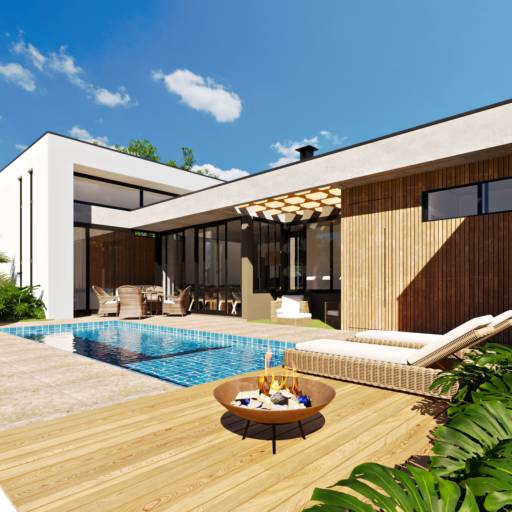 Residência ARM - BP/20: Integração de Lazer e Conforto - Riviera de Santa Cristina XIII, SP