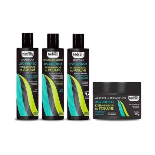 Kit Liso Intenso Exterminador de Volumes Hidran cosméticos 