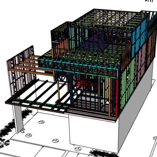 Obra no Sistema Híbrido com Steel Frame – Jaú, SP