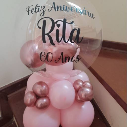 Balões Personalizados - Bubble Exclusivo com Nome, Idade e Frases em São Manuel, SP