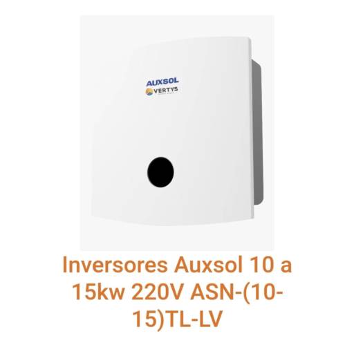 Inversor Auxsol 10 a 15kW 220V: Potência e Eficiência Energética em Rondonópolis por Central Solar 