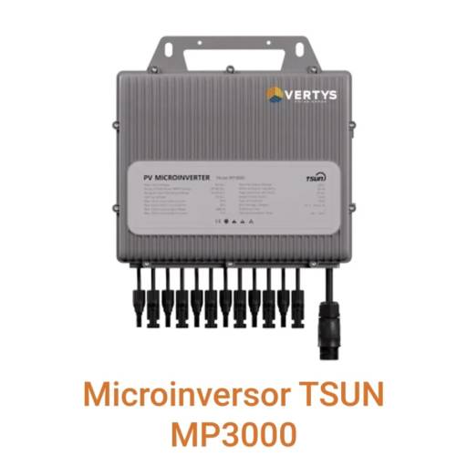 Microinversor TSUN MP3000: Flexibilidade e Alta Eficiência para Sistemas Solares em Rondonópolis por Central Solar 