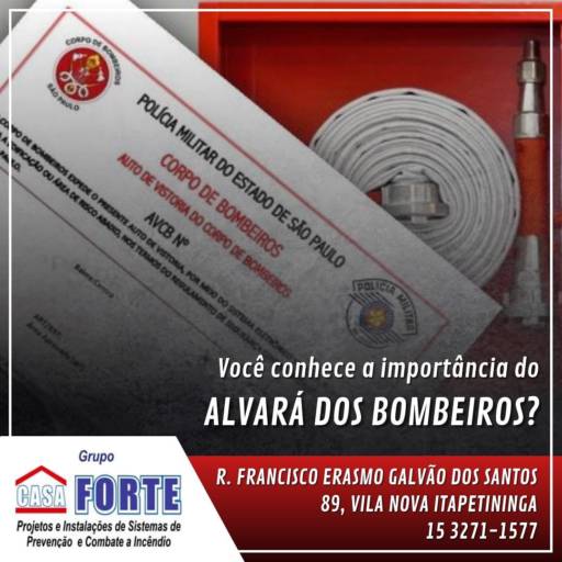 Comprar o produto de AVCB/CLCB - ALVARÁ DO BOMBEIRO em Extintores - Equipamentos de Proteção Contra Incêndio pela empresa Grupo Casa Forte em Itapetininga, SP por Solutudo