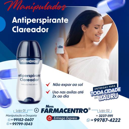 Antiperspirante Clareador