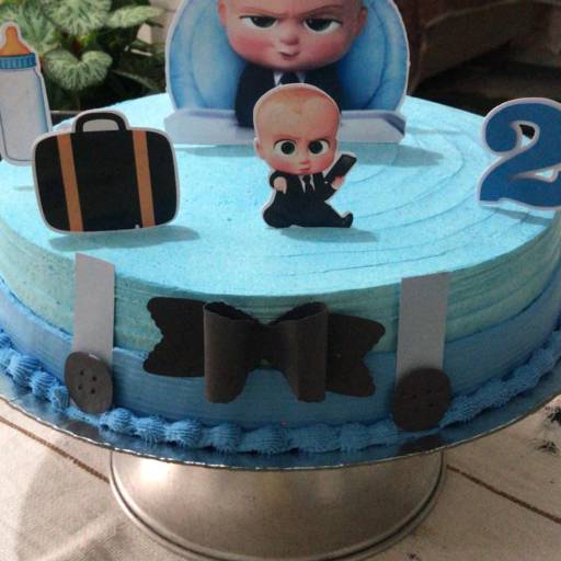 Comprar o produto de Bolo do poderoso chefinho em Bolo de Aniversário pela empresa Dona Jujuba Doces e Salgados em Foz do Iguaçu, PR por Solutudo