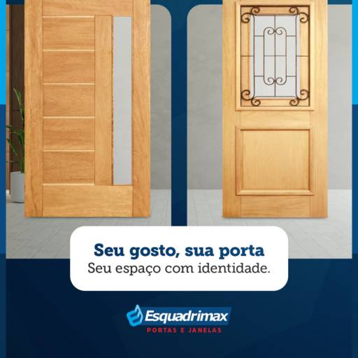 Já pensou em uma nova porta para seu lar ? por Esquadrimax