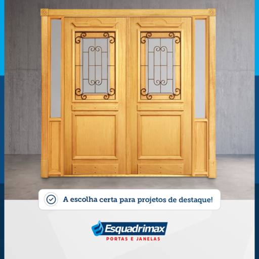 Já pensou em uma nova porta para seu lar ? por Esquadrimax