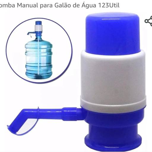Bomba Manual para Galão de Água – Praticidade e Economia em Lençóis Paulista/SP por Cruzeiro Gás e Água Mineral