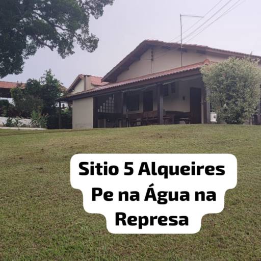 Sítio 5 Alqueires Pé na Água na Represa