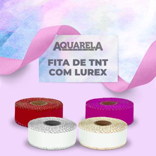 Fitas TNT com Lurex - Brilho e Sofisticação para Seus Projetos em Marília, SP por Aquarela Fitas