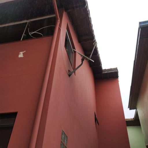 Antena Banda Ku instalada para o Satélite Intelsat 11 43w para um ponto no Bairro Jardim Las Vegas em Santo André em 12/11/2024