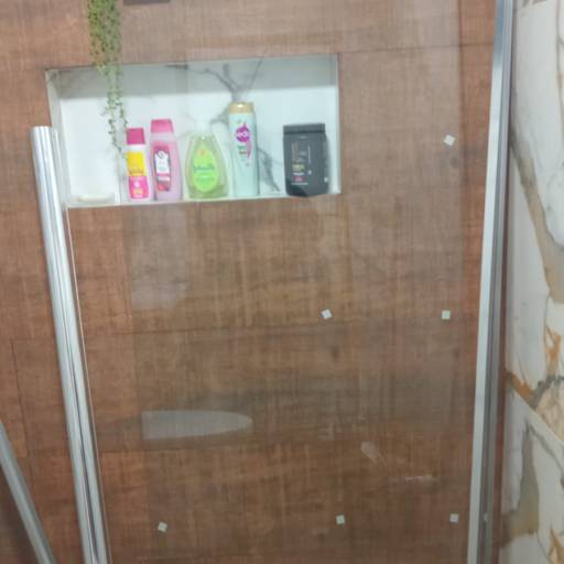 Box para Banheiro - Porta com Kit Prata Brilhante por Artek Vidros Box para Banheiro - Porta com Kit Prata Brilhante por Artek Vidros