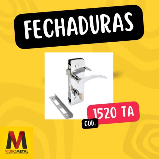 Comprar o produto de Fechaduras em Componentes para Vidraçaria pela empresa VidroMetal em Marília, SP por Solutudo